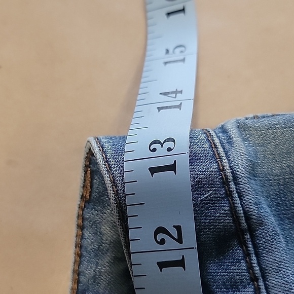 STS Blue Size 26 "Ellie High Rise Ankle" Jeans, Destroyed, Step Hem, Gently Used - Picture 3 of 13
